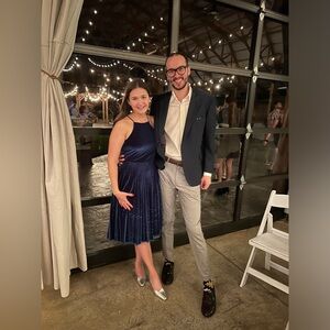 Chelsea28 Teal Velvet Pleat-Skirt Midi Dress